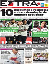 Capa do jornal Extra 10/03/2023