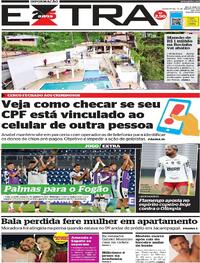 Capa do jornal Extra 10/08/2023