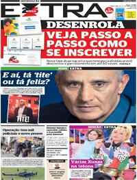 Capa do jornal Extra 10/10/2023