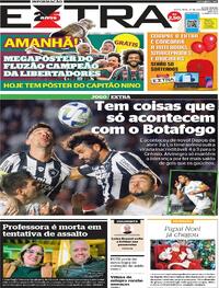 Capa do jornal Extra 10/11/2023