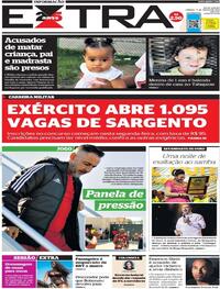 Capa do jornal Extra 11/03/2023