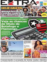 Capa do jornal Extra 11/11/2023