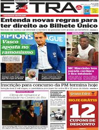 Capa do jornal Extra 12/07/2023