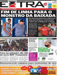 Capa do jornal Extra 12/12/2023