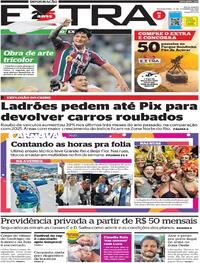 Capa do jornal Extra 13/02/2023