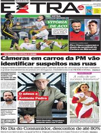 Capa do jornal Extra 13/03/2023