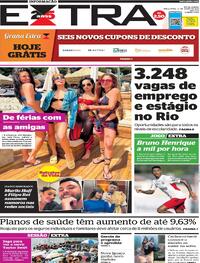 Capa do jornal Extra 13/06/2023