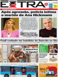 Capa do jornal Extra 14/11/2023