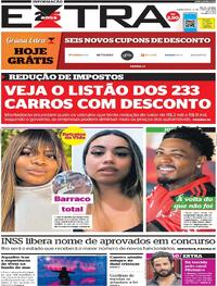 Capa do jornal Extra 15/06/2023