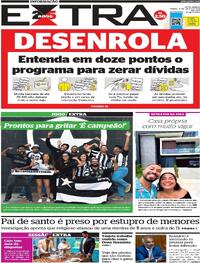 Capa do jornal Extra 15/07/2023