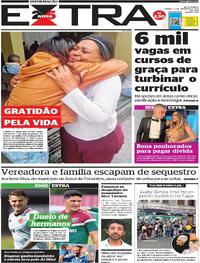 Capa do jornal Extra 16/09/2023