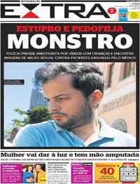 Capa do jornal Extra 17/01/2023