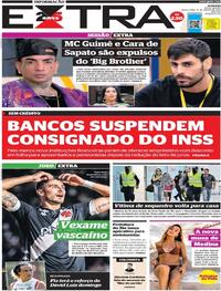 Capa do jornal Extra 17/03/2023