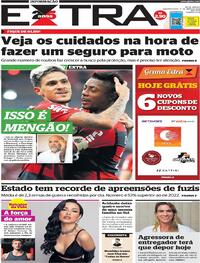 Capa do jornal Extra 17/04/2023