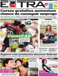Capa do jornal Extra 17/07/2023
