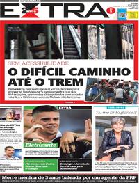 Capa do jornal Extra 17/09/2023