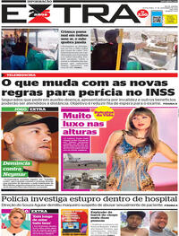 Capa do jornal Extra 17/11/2023