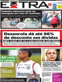 Capa do jornal Extra 18/07/2023