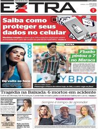 Capa do jornal Extra 19/03/2023
