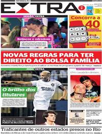 Capa do jornal Extra 20/01/2023