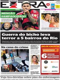 Capa do jornal Extra 20/04/2023