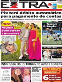Capa do jornal Extra 22/06/2023
