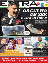Capa do jornal Extra 22/09/2023