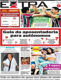 Capa do jornal Extra 23/04/2023
