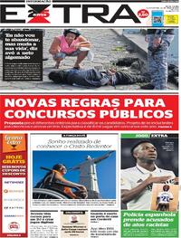Capa do jornal Extra 24/05/2023
