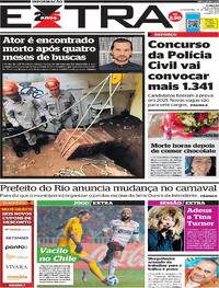 Capa do jornal Extra 25/05/2023