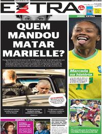 Capa do jornal Extra 25/07/2023