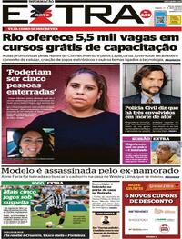 Capa do jornal Extra 27/05/2023