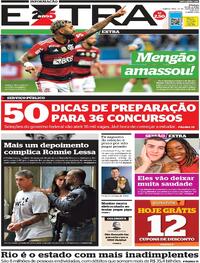 Capa do jornal Extra 27/07/2023
