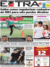 Capa do jornal Extra 27/09/2023
