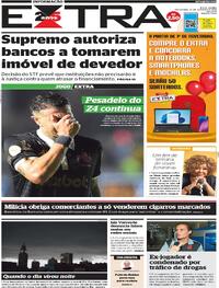 Capa do jornal Extra 27/10/2023