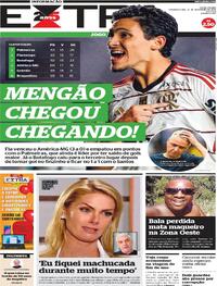 Capa do jornal Extra 27/11/2023