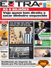Capa do jornal Extra 28/02/2023