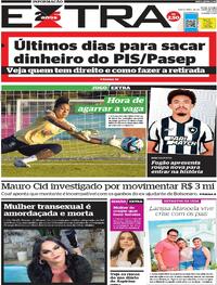 Capa do jornal Extra 28/07/2023