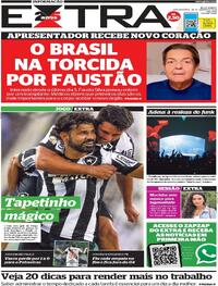 Capa do jornal Extra 28/08/2023