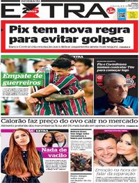 Capa do jornal Extra 28/09/2023
