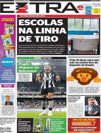 Capa do jornal Extra 29/05/2023