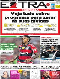 Capa do jornal Extra 29/06/2023