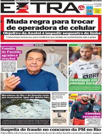 Capa do jornal Extra 29/08/2023
