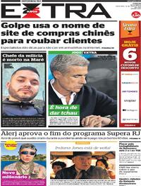 Capa do jornal Extra 30/06/2023