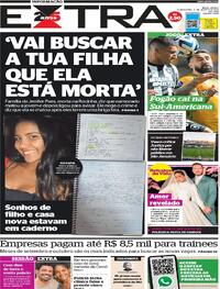 Capa do jornal Extra 31/08/2023