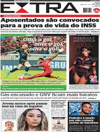 Capa do jornal Extra 01/02/2024