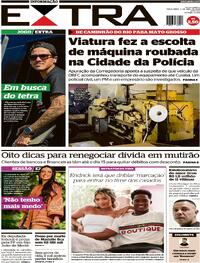 Capa do jornal Extra 02/04/2024