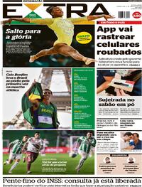 Capa do jornal Extra 02/08/2024