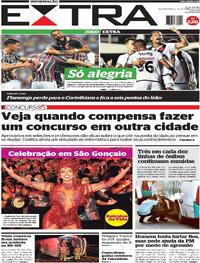 Capa do jornal Extra 02/09/2024