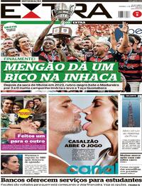 Capa do jornal Extra 03/03/2024